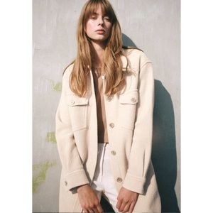 Aritzia Wilfred Free Ganna Shirt Jacket